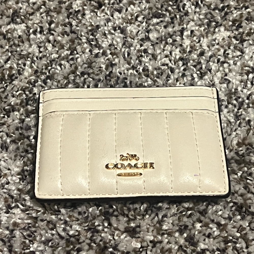 Coach card holder